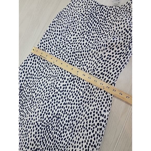J‎ Crew Dress 6 Ivory Animal Print Basketweave Lined Sheath Knee Length Preppy - Picture 12 of 14